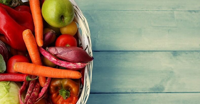 Ernährungskorrektur bei der Behandlung von Krampfadern der Beine